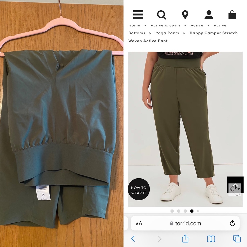 Torrid Size 2 Happy Camper Active Pants